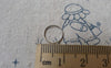 Accessories - 500 Pcs Platinum Gunmetal Metal Iron Jump Rings Size 10mm 22gauge