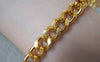 Accessories - 6.6 Ft (2m) Gold Tone Aluminium Thick Curb Chain Unsoldered Links 9x11.5mm A4532