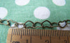 Accessories - 6.6 Ft (2m) Of Antique Bronze Brass Flat Heart Link Chain Soldered Links 3x4mm A2021