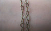 Accessories - 6.6 Ft (2m) Of Antique Bronze Brass Flat Heart Link Chain Soldered Links 3x4mm A2021