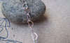 Accessories - 6.6 Ft (2m) Of Silver Tone Brass Flat Heart Link Chain Soldered Links 3x4.3mm A2002
