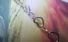Accessories - 6.6 Ft (2m) Of Silver Tone Brass Flat Heart Link Chain Soldered Links 3x4.3mm A2002