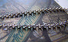 Accessories - 6.6 Ft (2m) Silvery Gray Brass Round Rollo Chain Soldered Links 2mm A2868
