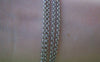 Accessories - 6.6 Ft (2m) Silvery Gray Brass Round Rollo Chain Soldered Links 2mm A2868