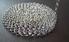 Accessories - 6.6 Ft (2m) Silvery Gray Brass Round Rollo Chain Unsoldered Links 3.8mm A2005