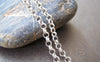 Accessories - 6.6 Ft (2m) Silvery Gray Brass Round Rollo Chain Unsoldered Links 3.8mm A2005