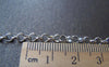 Accessories - 6.6 Ft (2m) Silvery Gray Brass Round Rollo Chain Unsoldered Links 3.8mm A2005