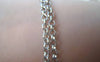Accessories - 6.6 Ft (2m) Silvery Gray Brass Round Rollo Chain Unsoldered Links 3.8mm A2005