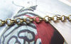 Accessories - 6.6ft (2m) Antique Bronze Brass Rollo Chain For Necklaces And Bracelets Unsoldered Links A5402