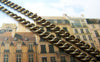 Accessories - 6.6ft (2m) Of Antique Bronze Brass Thick Curb Chain Link Size 3.5mm A2033