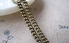 Accessories - 6.6ft (2m) Of Antique Bronze Brass Thick Curb Chain Link Size 3.5mm A2033