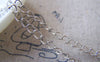 Accessories - 6.6ft (2m) Of Platinum White Gold Tone Brass Curb Chain 3.1mm A4436