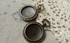 Accessories - 6 Pcs Antique Bronze Pocket Watch Round Base Pendants Match 19.5mm Cabochon A6418