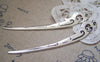 Accessories - 6 Pcs Antique Silver Phoenix Shaped Chinese Hairpin Small Size 14x90mm A2168