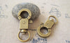 Accessories - 6 Pcs Antiqued Bronze Huge Lobster Clasps 18x44mm A5272