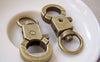 Accessories - 6 Pcs Antiqued Bronze Huge Lobster Clasps 18x44mm A5272