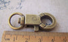 Accessories - 6 Pcs Antiqued Bronze Huge Lobster Clasps 18x44mm A5272