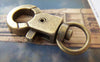 Accessories - 6 Pcs Antiqued Bronze Huge Lobster Clasps 18x44mm A5272