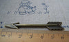 Accessories - 6 Pcs Of Antique Bronze Arrow Charms 11.5x63mm A1437