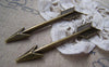 Accessories - 6 Pcs Of Antique Bronze Arrow Charms 11.5x63mm A1437