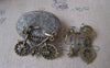 Accessories - 6 Pcs Of Antique Bronze Bike Bicycle Charms 26x40mm A4508