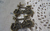 Accessories - 6 Pcs Of Antique Bronze Bike Bicycle Charms 26x40mm A4508