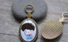 Accessories - 6 Pcs Of Antique Bronze Boy Male Symbol Oval Enamel Pendants Charms 22x45mm A7786