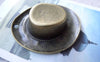 Accessories - 6 Pcs Of Antique Bronze Cowboy Hat Charms Pendants 36x43mm  A7771