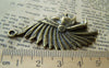 Accessories - 6 Pcs Of Antique Bronze Indian Chief Charms Pendants 30x55mm A688