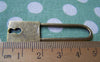 Accessories - 6 Pcs Of Antique Bronze Long Lock Charms Pendants 15x51mm A2986