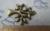 Accessories - 6 Pcs Of Antique Bronze Lovely Tree Pendants Charms 31x32mm A319