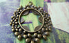Accessories - 6 Pcs Of Antique Bronze Oval Cameo Base Settings Match 18x25mm Cabochon A3535