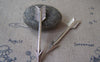 Accessories - 6 Pcs Of Antique Silver Arrow Pendant Charms 11x63mm A4247