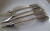 Accessories - 6 Pcs Of Antique Silver Arrow Pendant Charms 11x63mm A4247