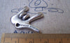 Accessories - 6 Pcs Of Antique Silver Hand Charms 28x29mm A1353
