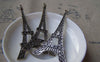 Accessories - 6 Pcs Of Antique Silver Huge Eiffel Tower Charms Pendants Double Sided 35x68mm A1658