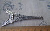 Accessories - 6 Pcs Of Antique Silver Huge Eiffel Tower Charms Pendants Double Sided 35x68mm A1658