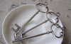 Accessories - 6 Pcs Of Antique Silver HUGE Key Pendants Charms 23x75mm A5316