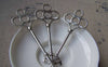Accessories - 6 Pcs Of Antique Silver Key Pendants Charms 28x75mm A1237