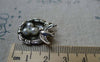 Accessories - 6 Pcs Of Antique Silver Mother Bird And Three Eggs In Nest Charms Pendants 24x24mm A5524