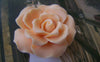 Accessories - 6 Pcs Of Resin Light Yellow Flower Cameo Cabochon 37mm A601
