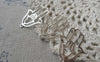 Accessories - 6 Pcs Of Silver Tone Filigree Hand Charms 21x31mm A6702