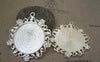 Accessories - 6 Pcs Of Silver Tone Round Cameo Base Settings Match 30mm Cab A5193