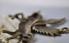 Accessories - 8 Pcs Of Antique Bronze Flying Horse Pendants Charms 41x51mm A7818
