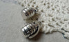 Accessories - 8 Pcs Of Antique Silver Grenade Charms Pendants 23mm A6279