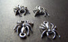 Accessories - 8 Pcs Of Antique Silver Spider Charms 18mm A1169