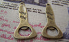 Accessories - Antique Bronze Bottle Opener Charms 17x40mm Set Of 10 Pcs A588