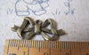 Accessories - Antique Bronze Bow Tie Charms 15x30mm Set Of 10 Pcs A4628