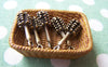 Accessories - Antique Bronze Brush Charms 7x22mm Set Of 10 Pcs A4787