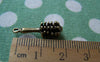Accessories - Antique Bronze Brush Charms 7x22mm Set Of 10 Pcs A4787